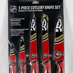 NHL 5 Piece Stainless Steel Cutlery Knife Set Otta